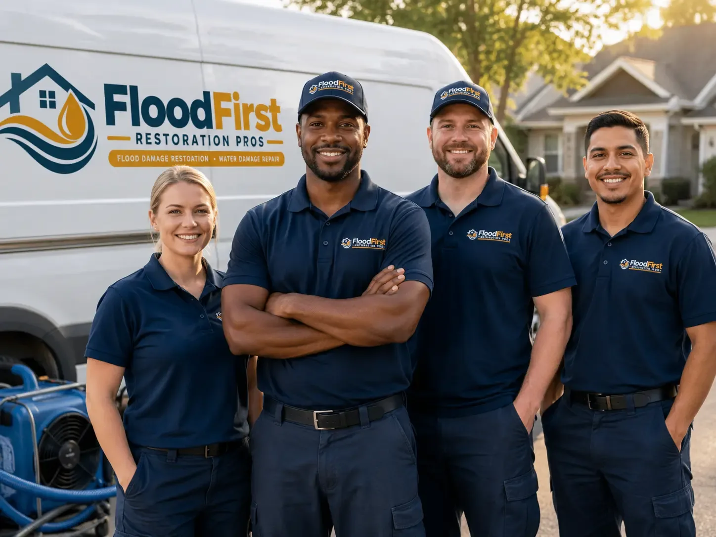 Flood Damage Restoration company in Nemours, WV